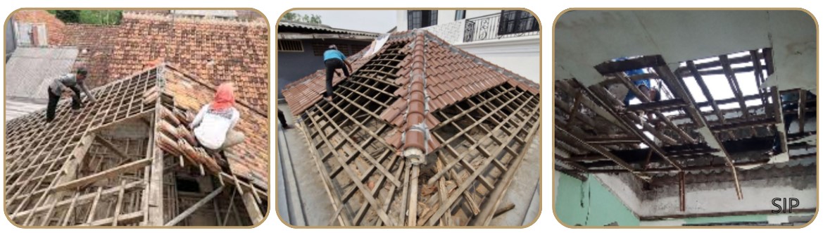 Bongkar Atap Rumah Renovasi